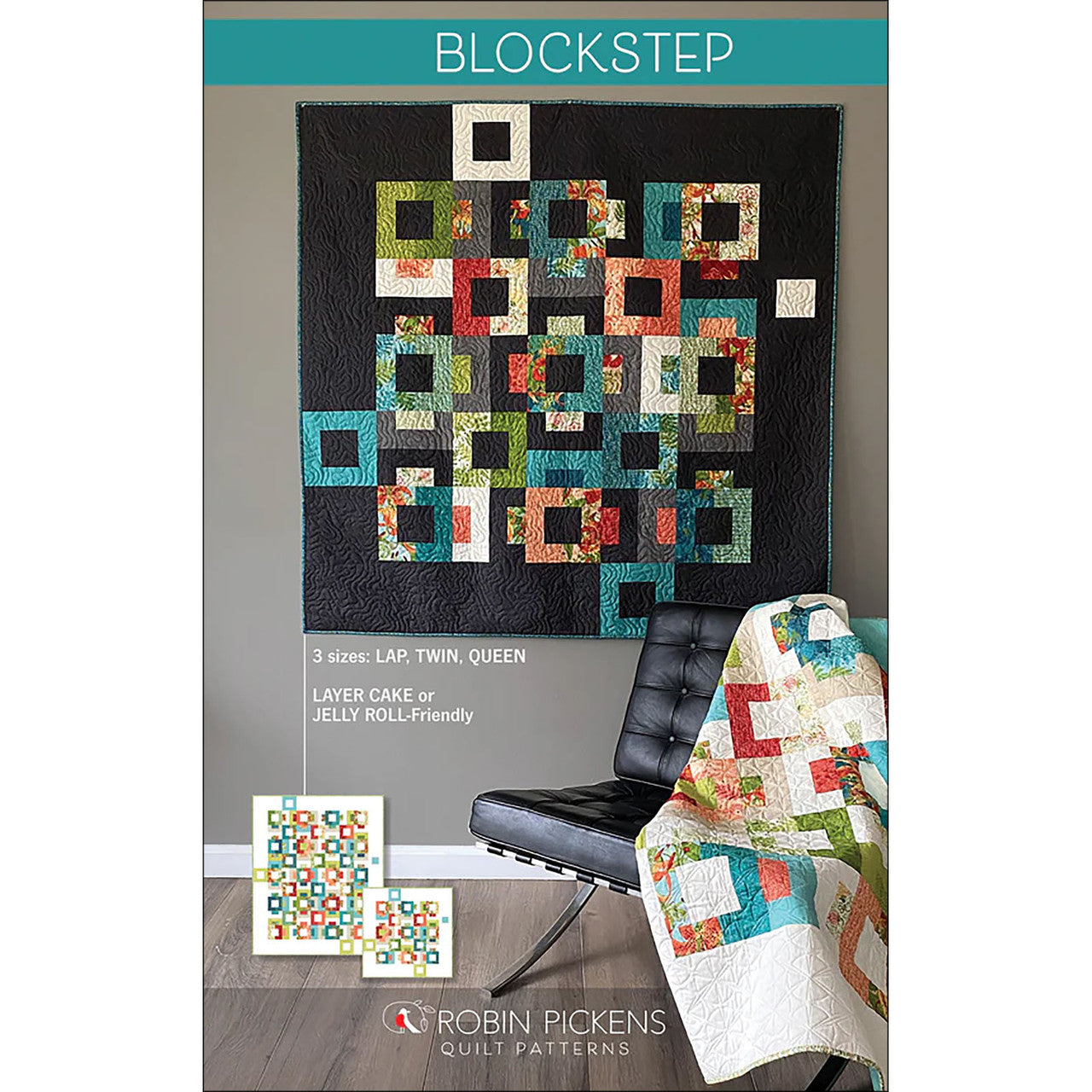 Blockstep Quilt Pattern - Robin Pickens