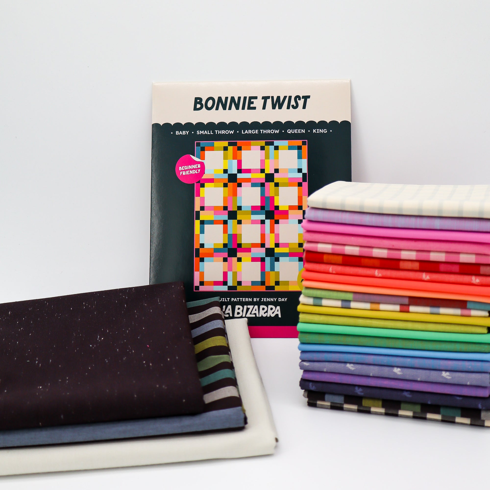Bonnie Twist Quilt Kit - Potluck Picnic