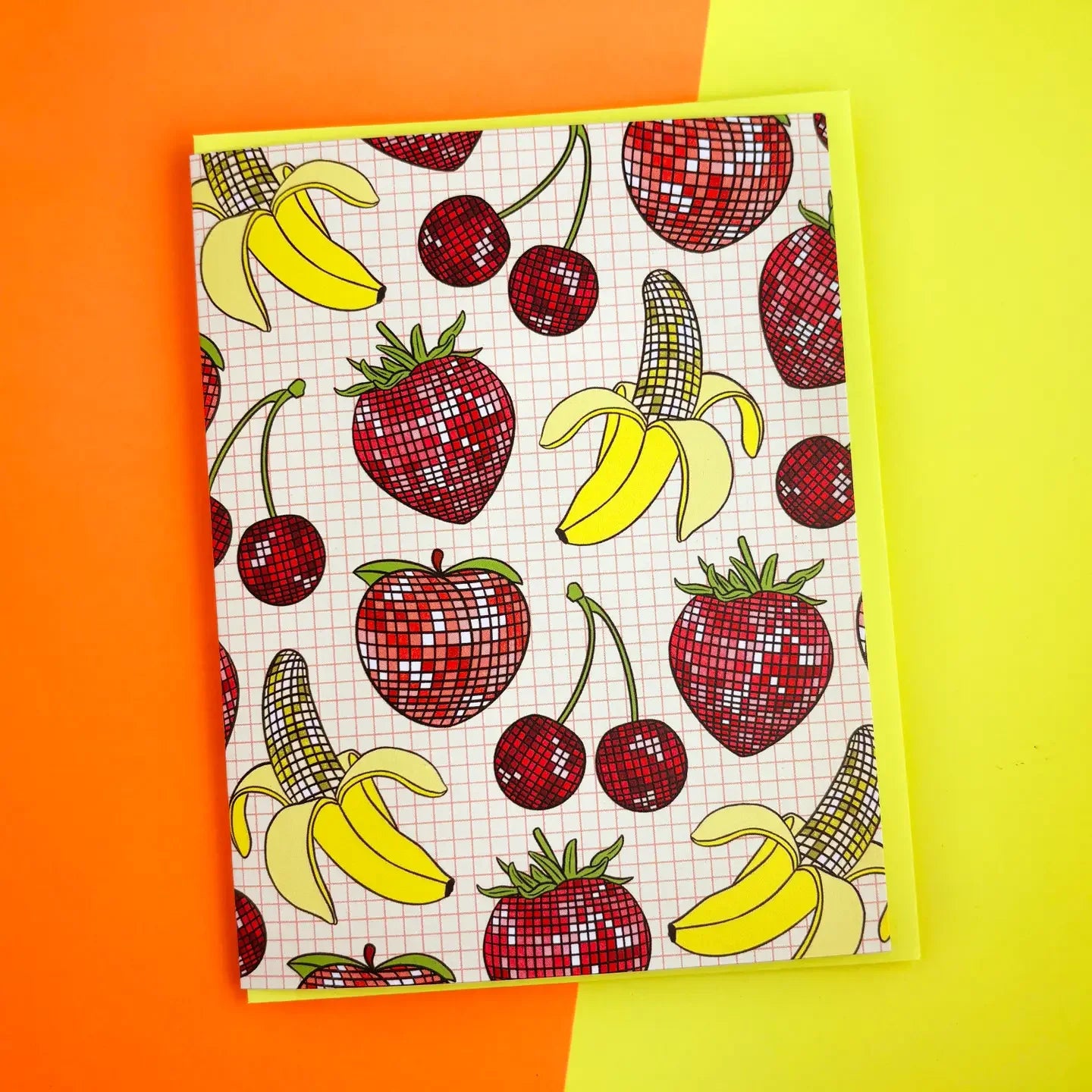 Disco Fruits Card