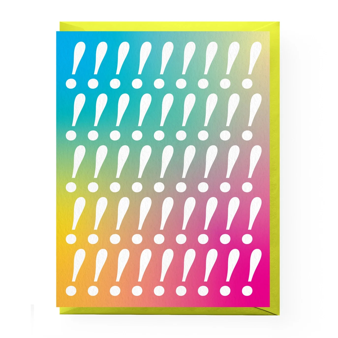 Rainbow Exclamation Card!!!