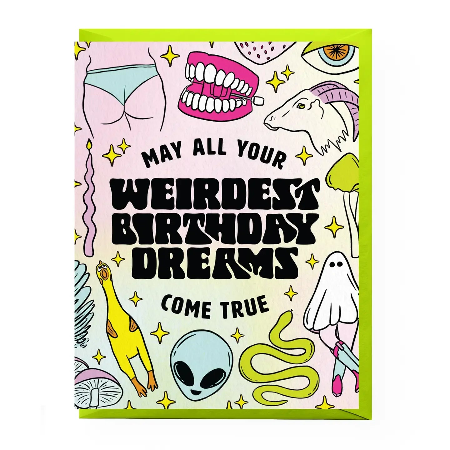 Weirdest Dreams Birthday Card