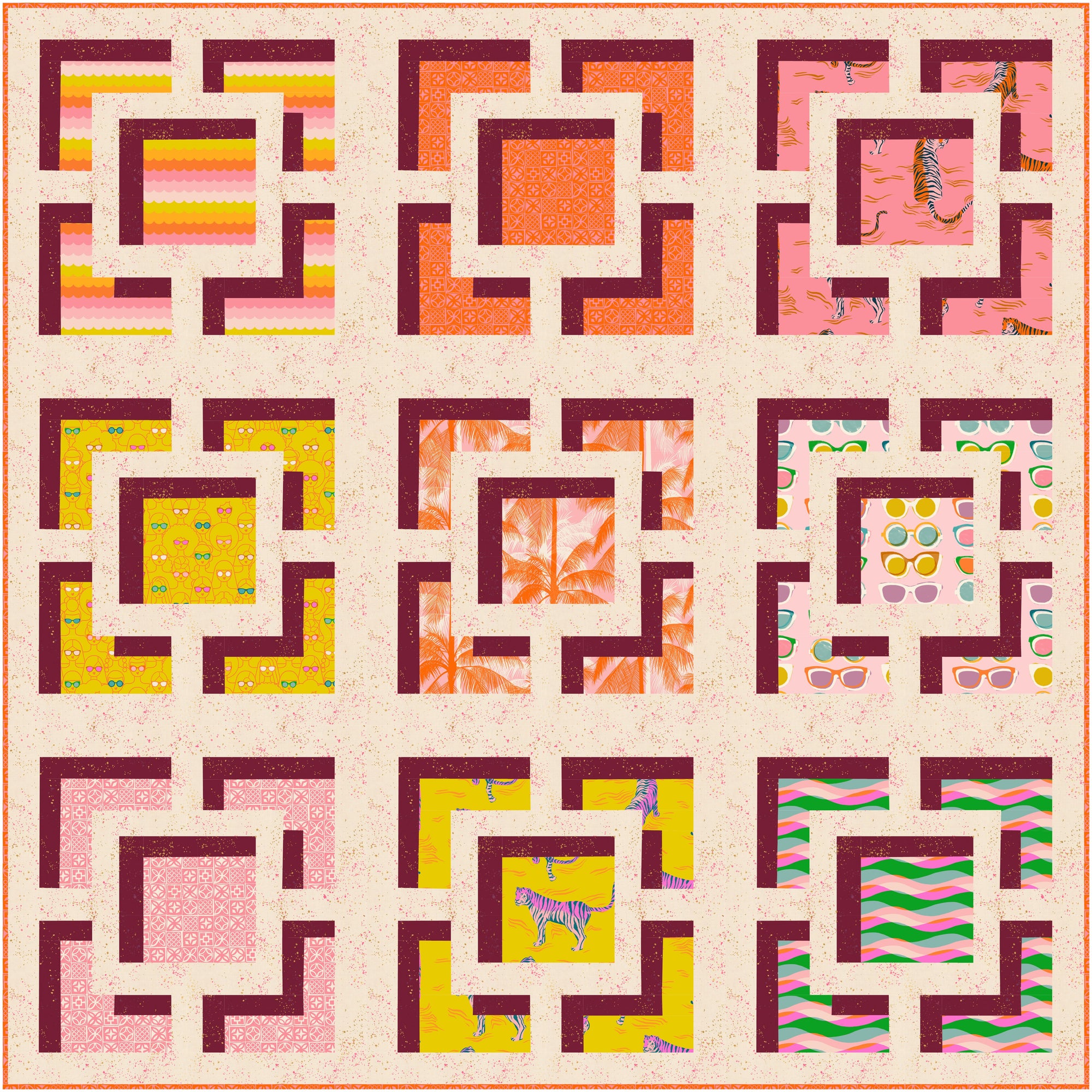 Breezy Quilt Kit - Sunny Poolside
