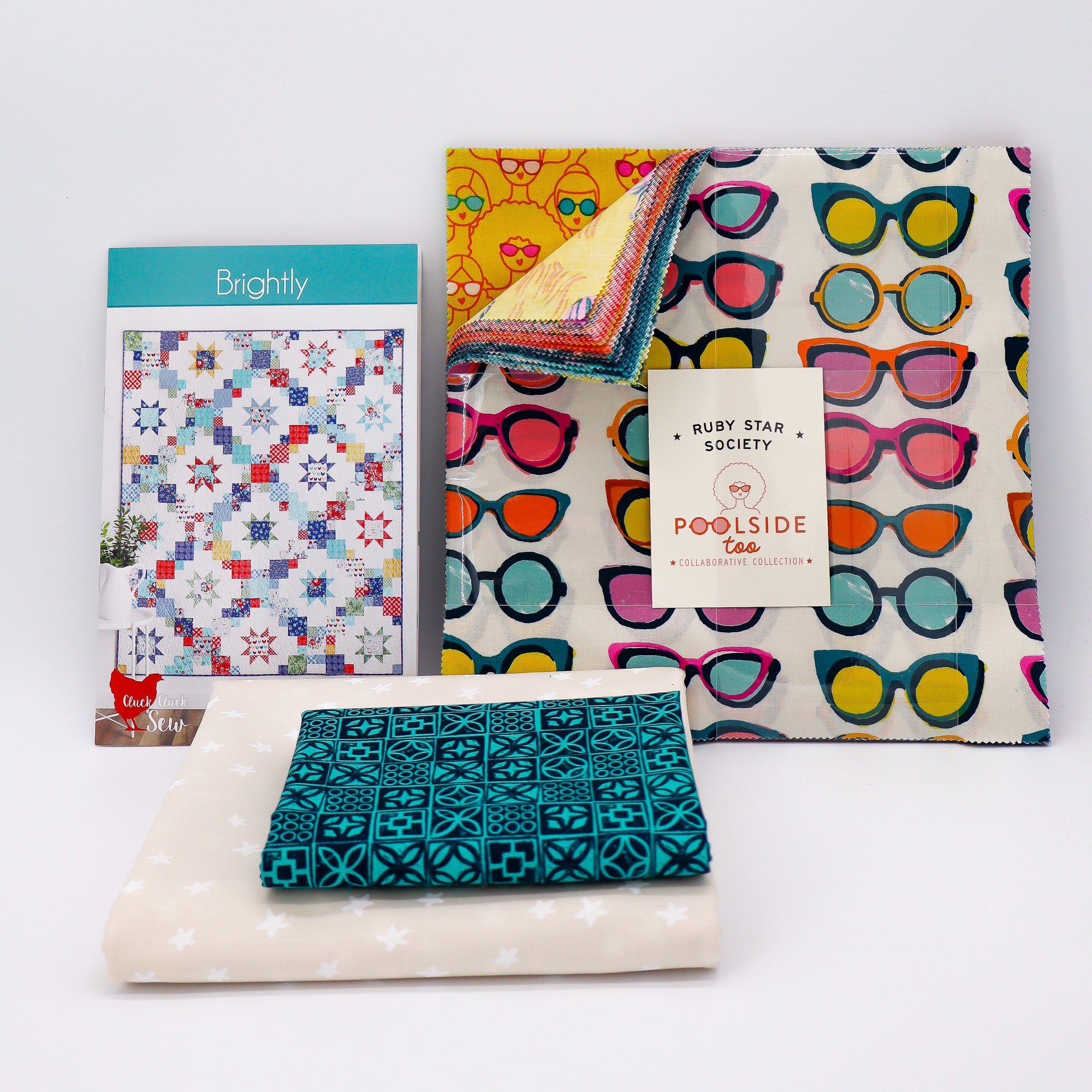 Brightly Quilt Kit: Poolside