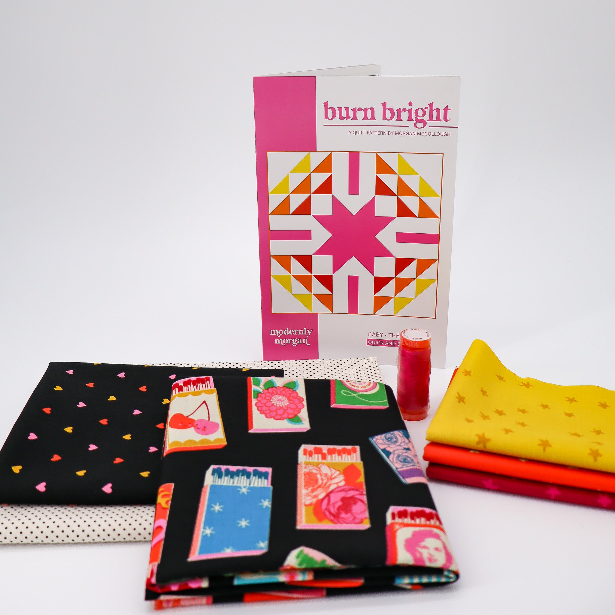 Burn Bright Quilt Kit - Ember