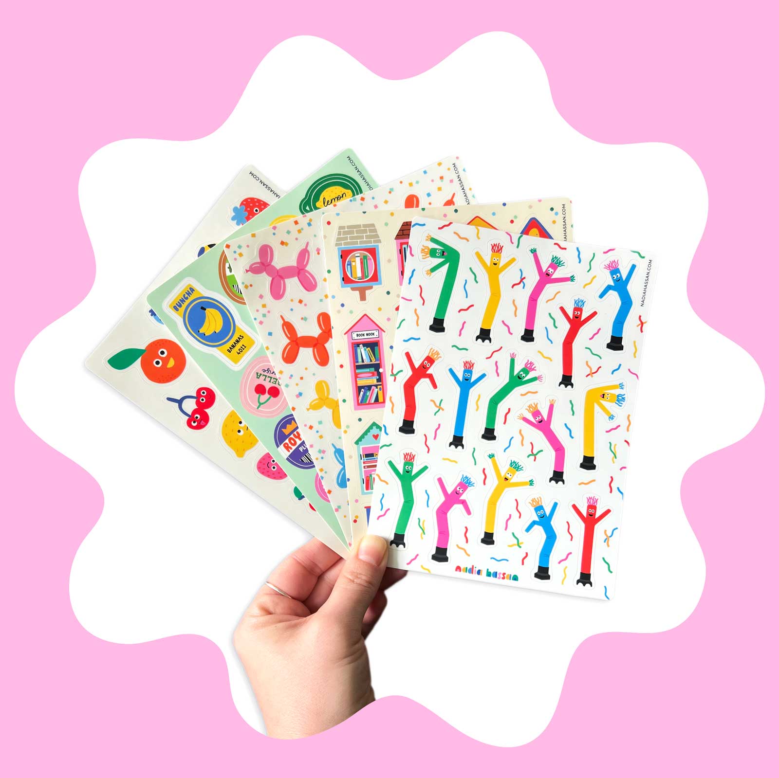 Gummy Bears 5x7 Sticker Sheet