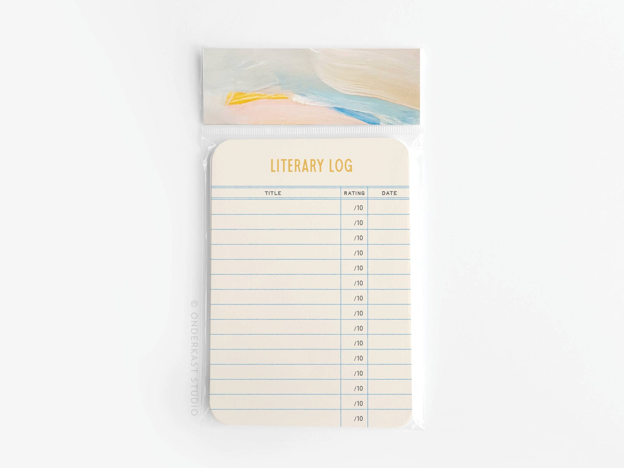 Literary Log - Book Review Cards