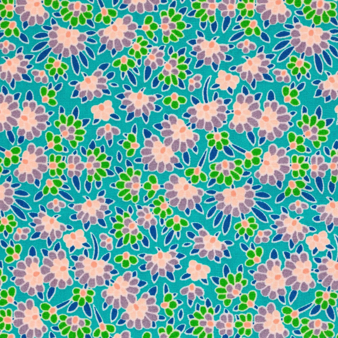 Calendula - Vert - Petit Pan - Cotton POPLIN