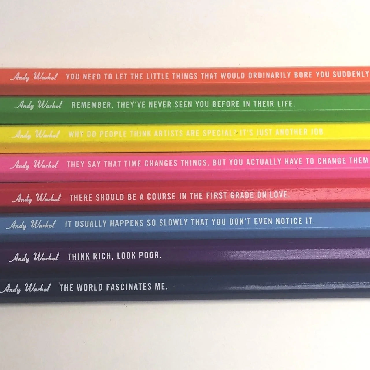 Andy Warhol colored pencil set