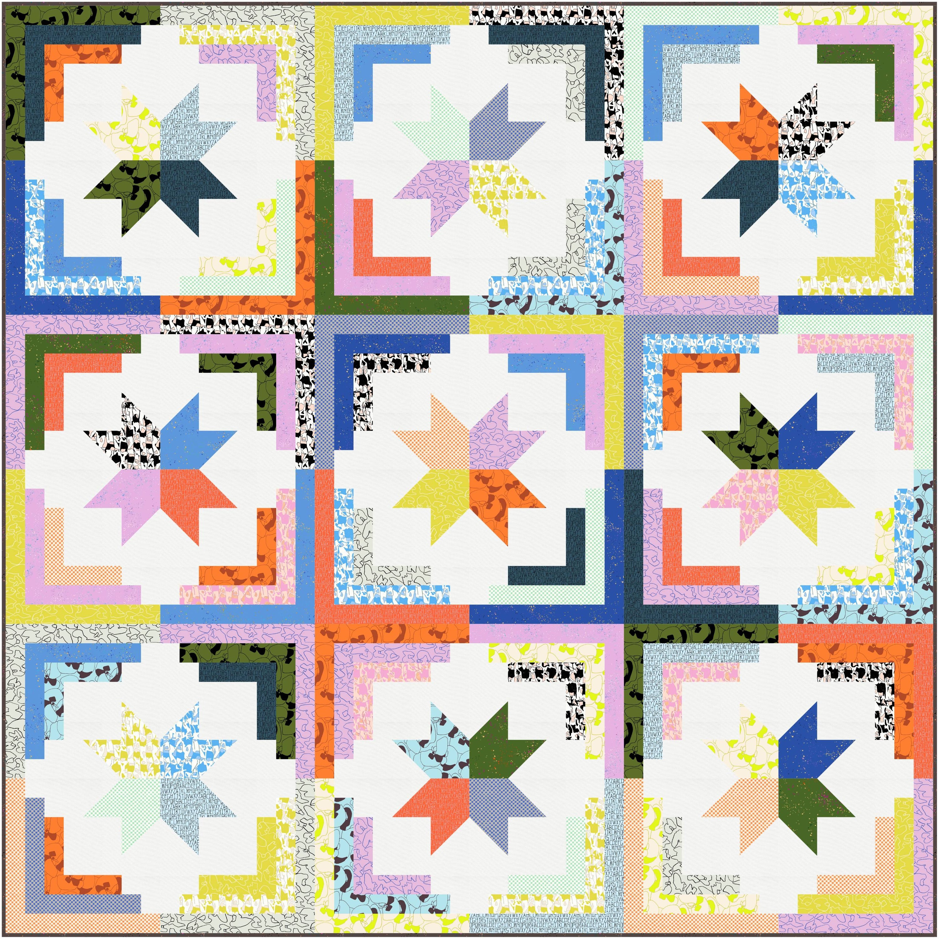 Cozy Cabin Quilt Kit - Memento