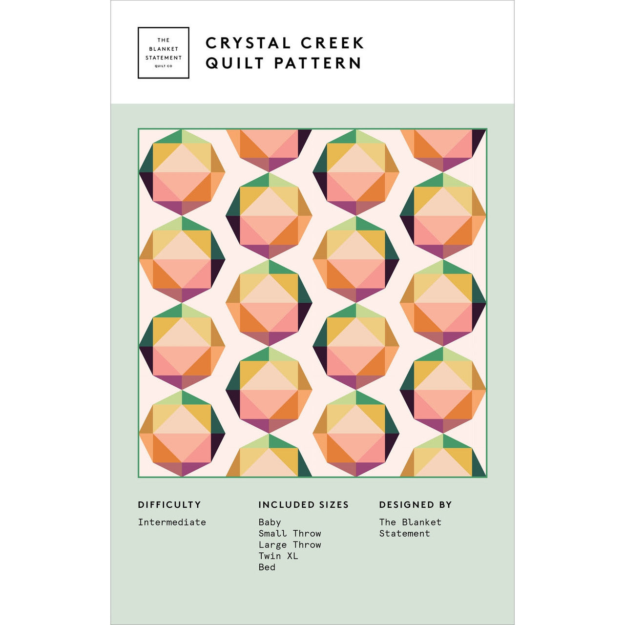 Crystal Creek Quilt Pattern - Blanket Statement