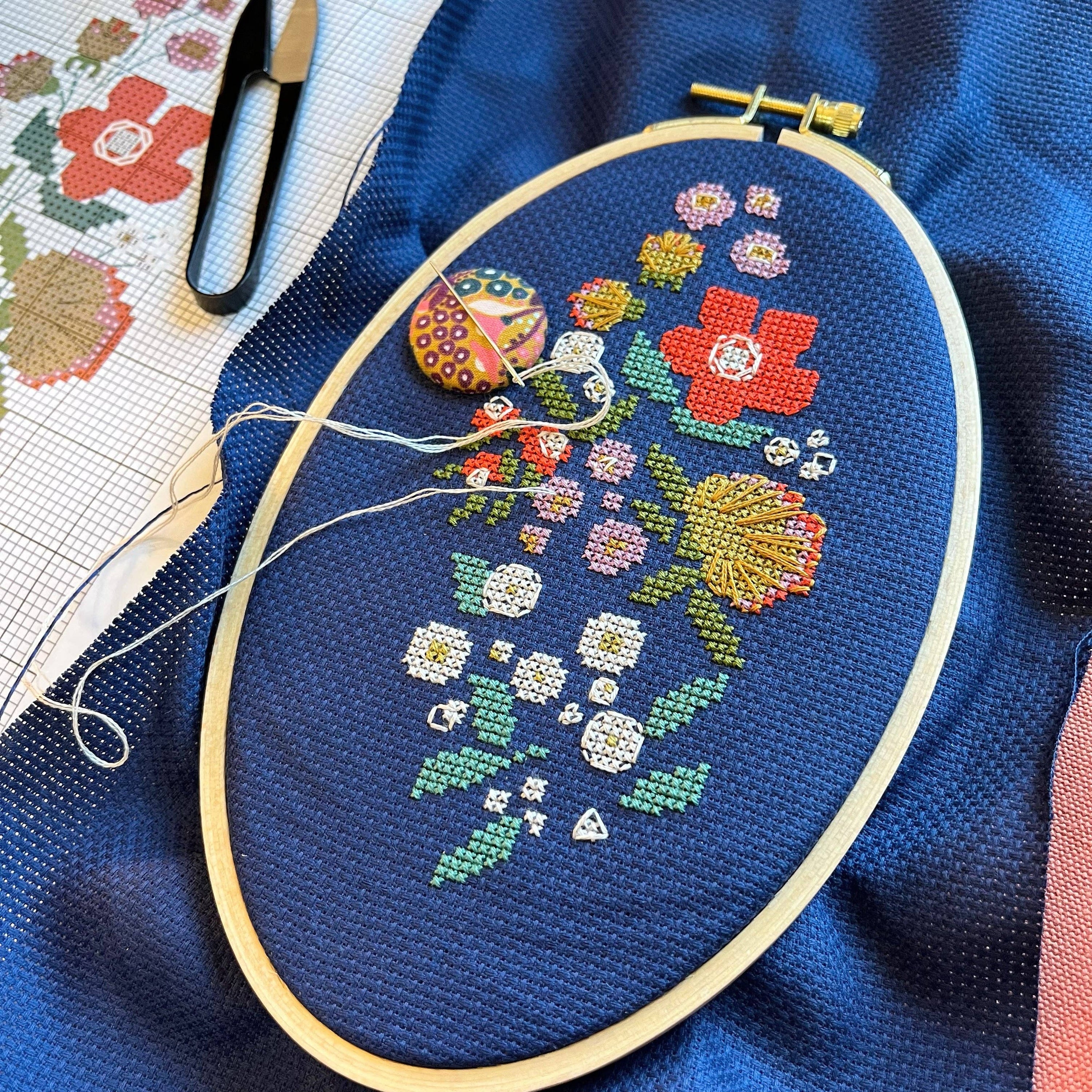 Forget-Me-Knots - Counted Cross Stitch Kit