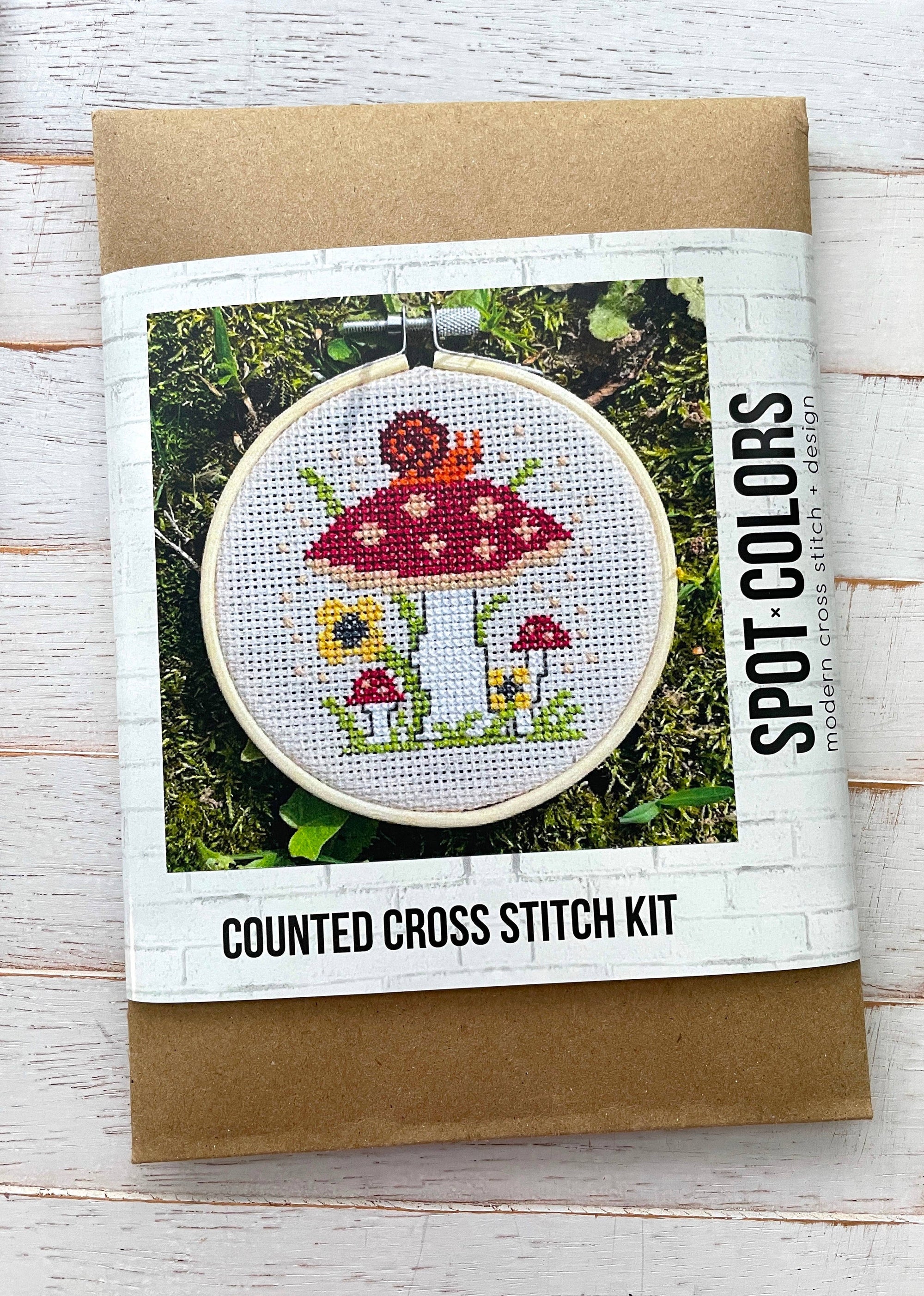 Mushrooms - Counted Cross Stitch DIY KIT