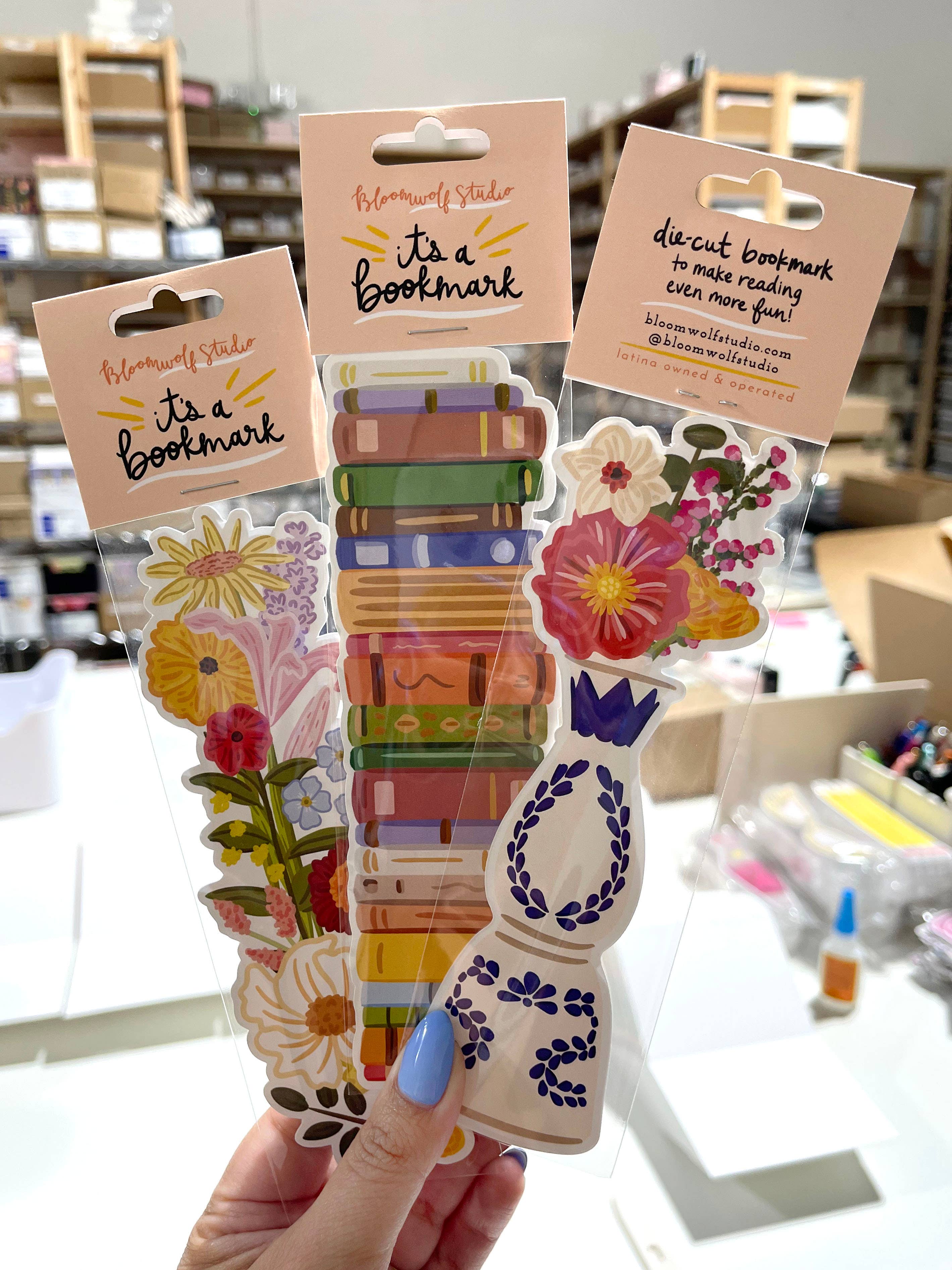 Lava Lamp Die Cut Bookmark