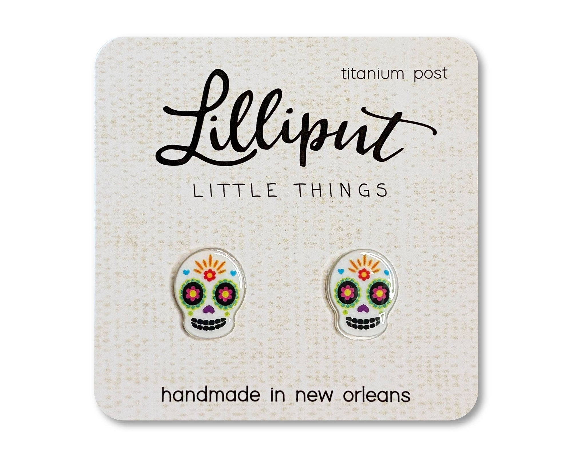 Sugar Skull Earrings // Calaveras