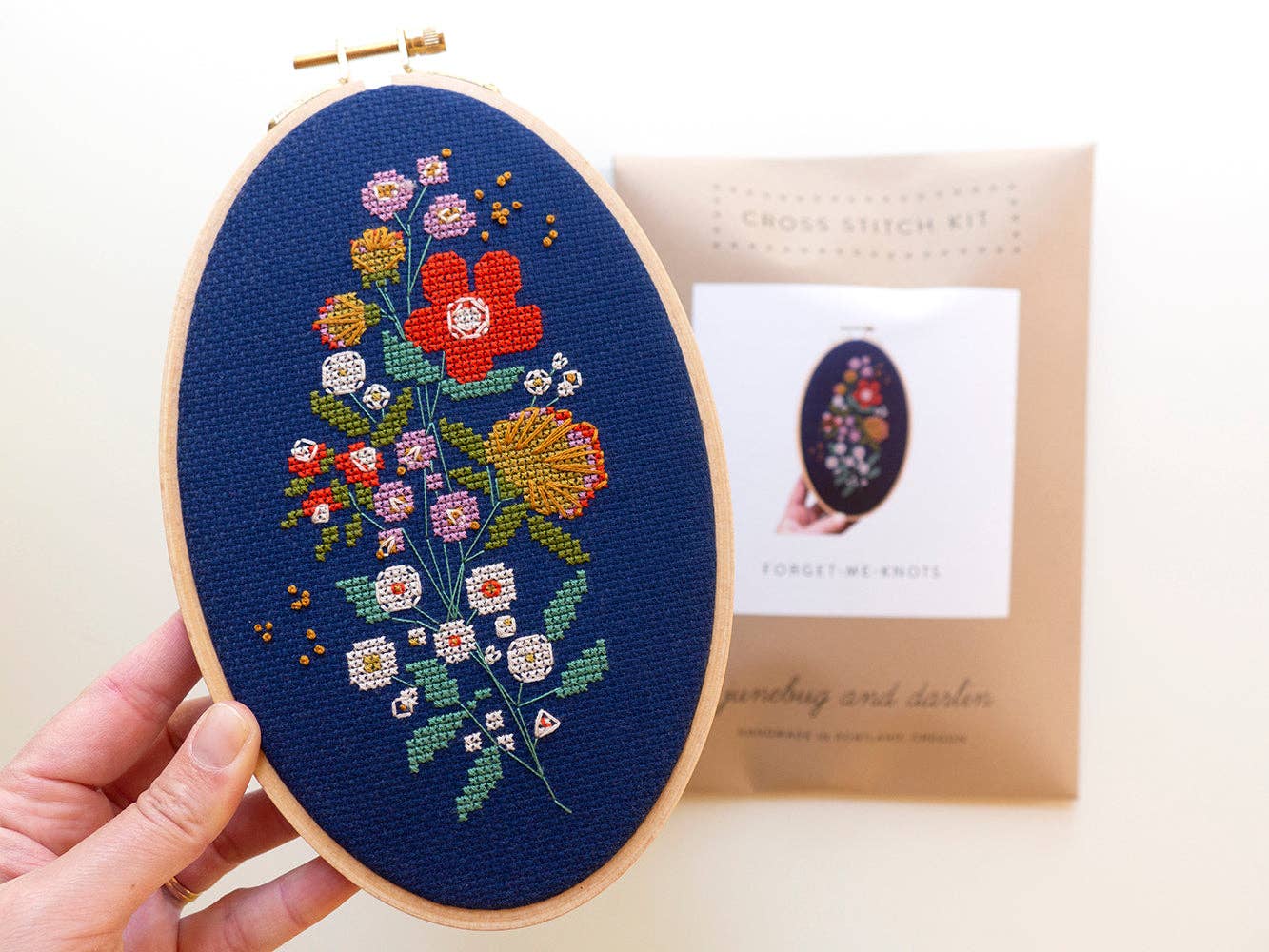Forget-Me-Knots - Counted Cross Stitch Kit