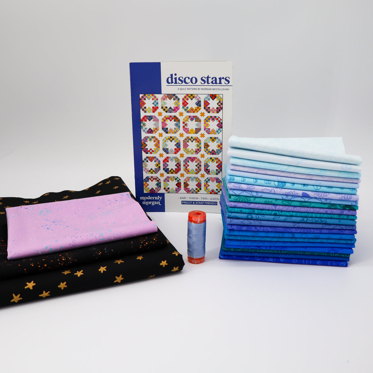 Disco Stars Quilt Kit - Hot Stuff
