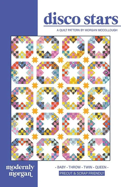 Disco Stars Quilt Pattern - Modernly Morgan