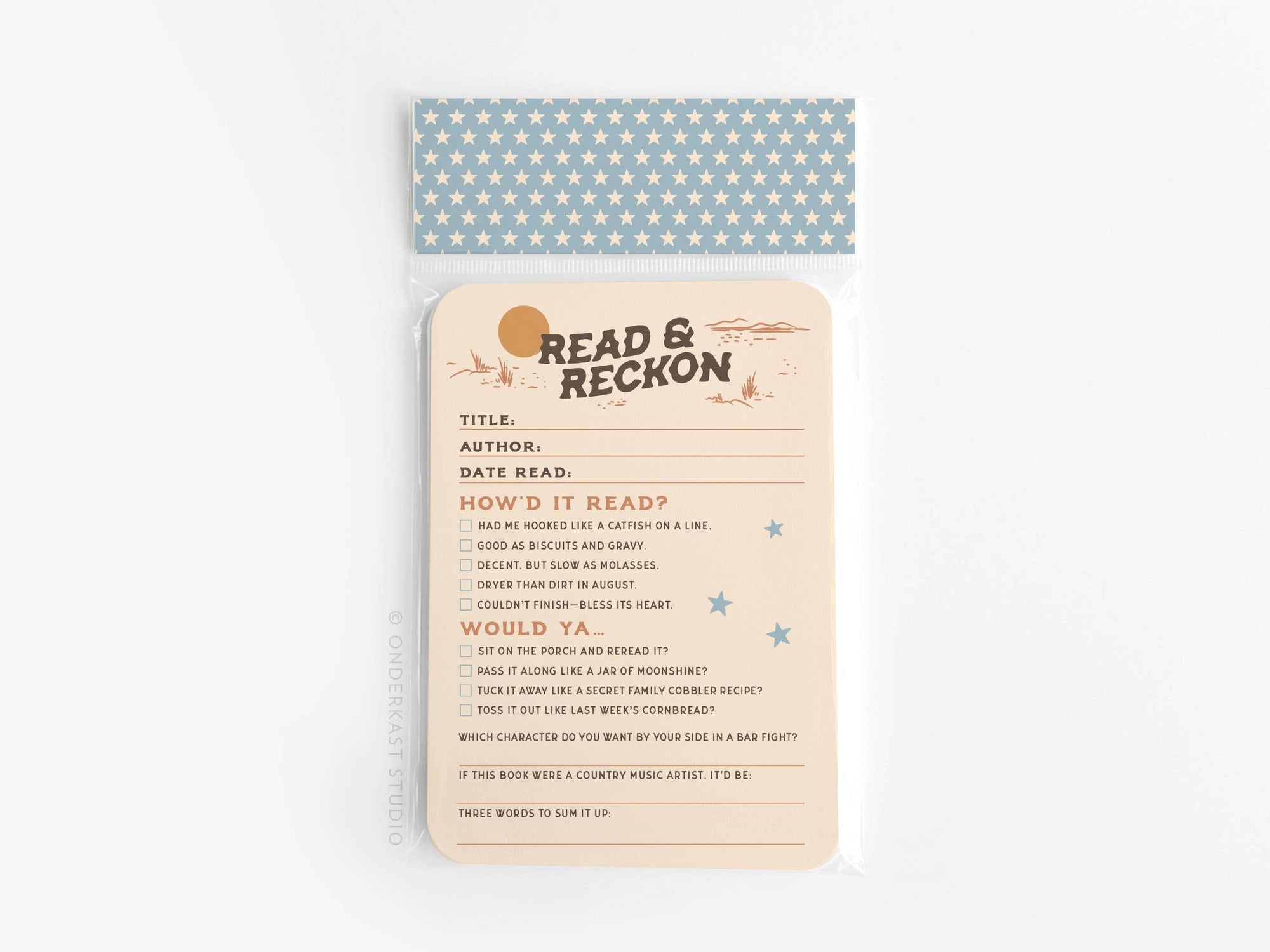 Read & Reckon - Book Review Cards