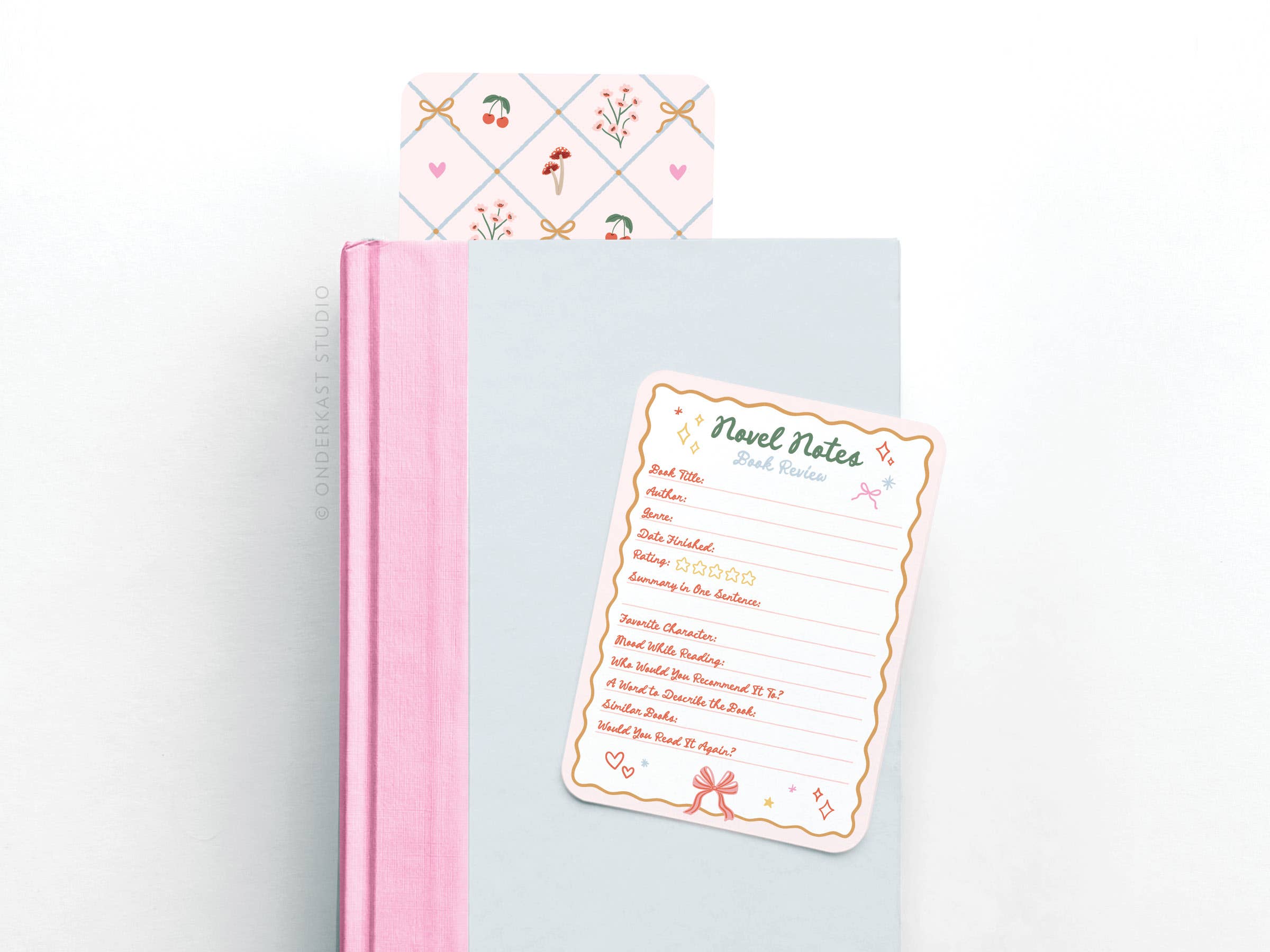 Coquette Novel Notes - Book Review Cards