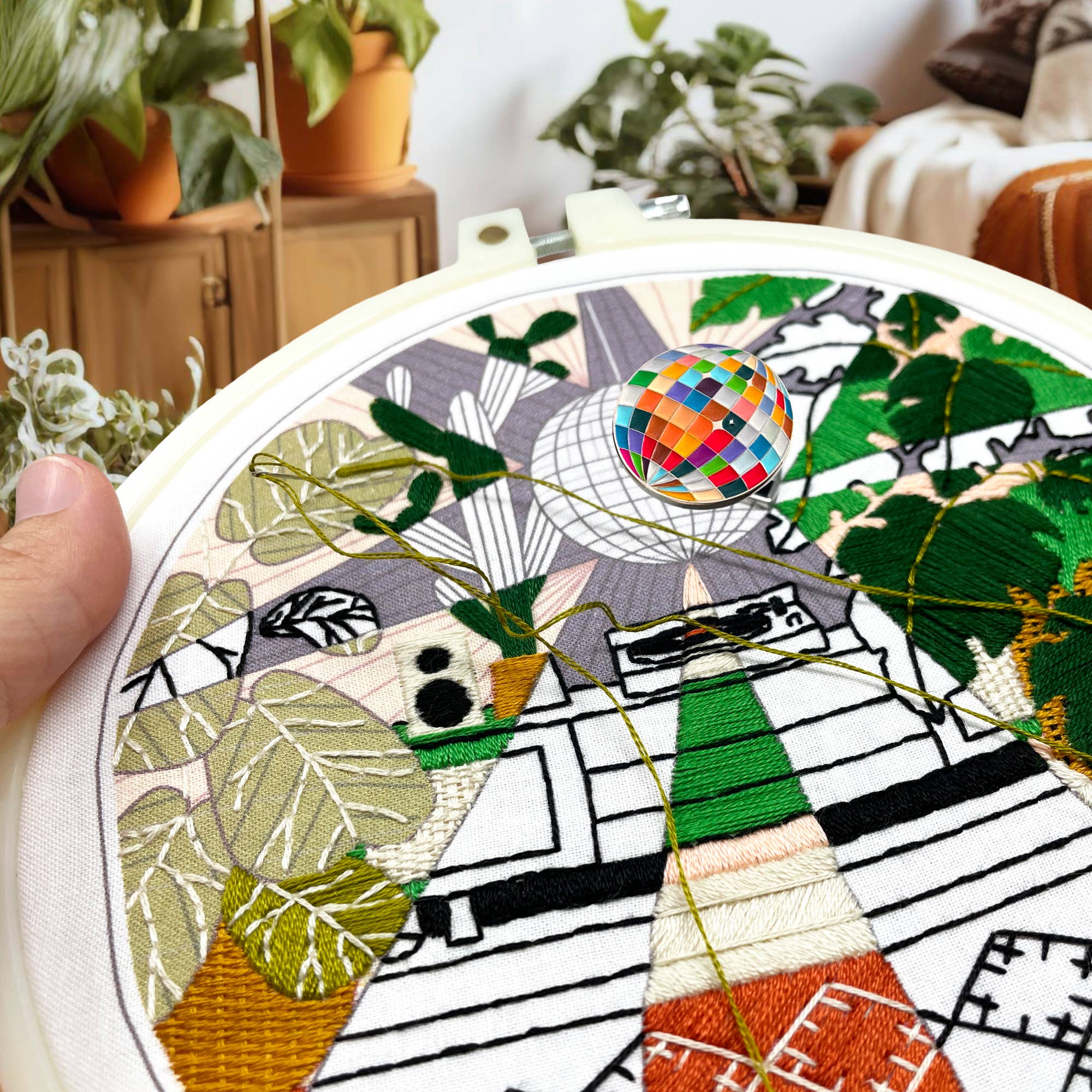 Disco Ball - Magnetic Needle Minder