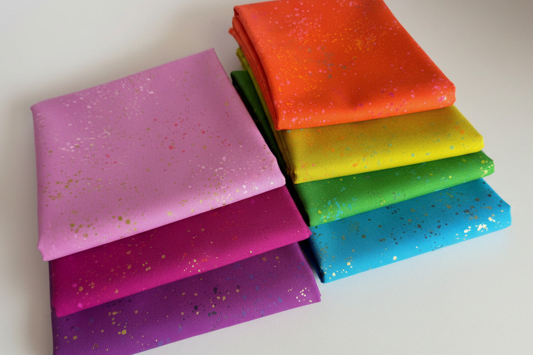 Electric Speckled - 7 FQ Bundle