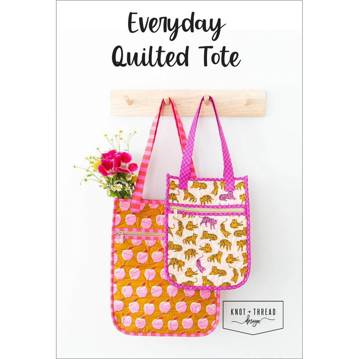 Everyday Quilted Tote Pattern - Knot and Thread