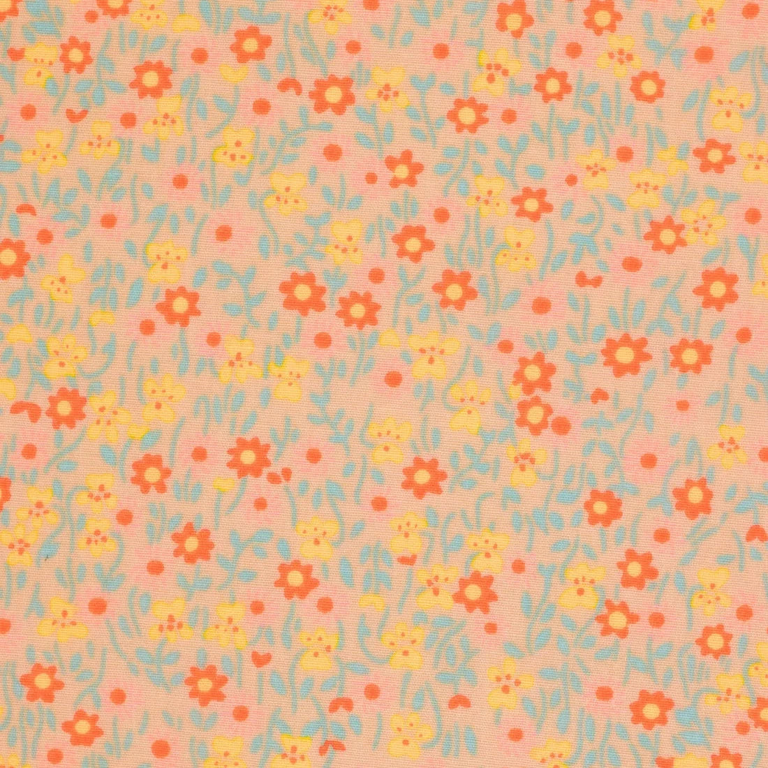 Flower Power - Blanc - Petit Pan - Cotton POPLIN