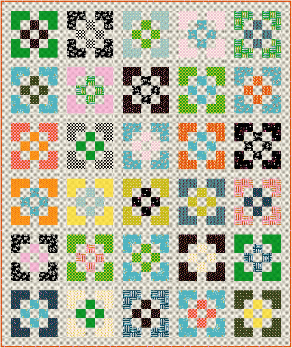 Front Street Quilt Kit - Hotline