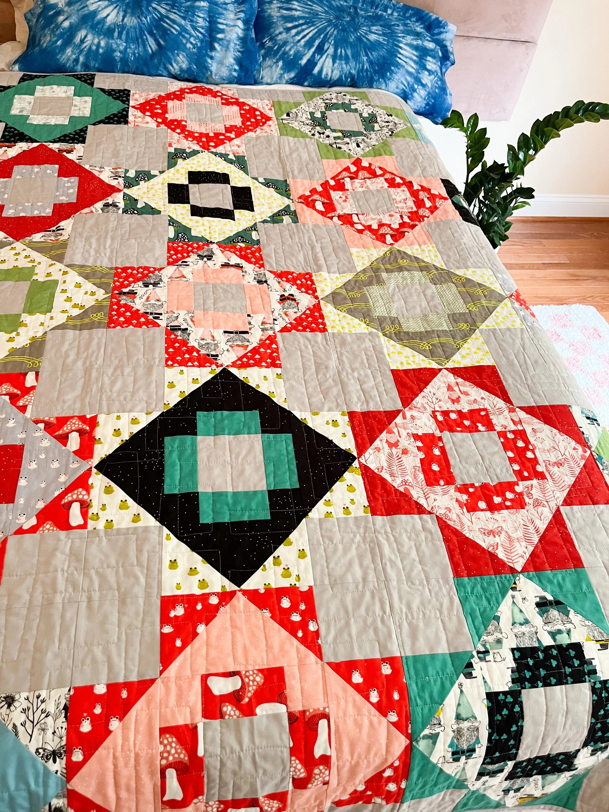 Gnome and Garden Meadowland Quilt