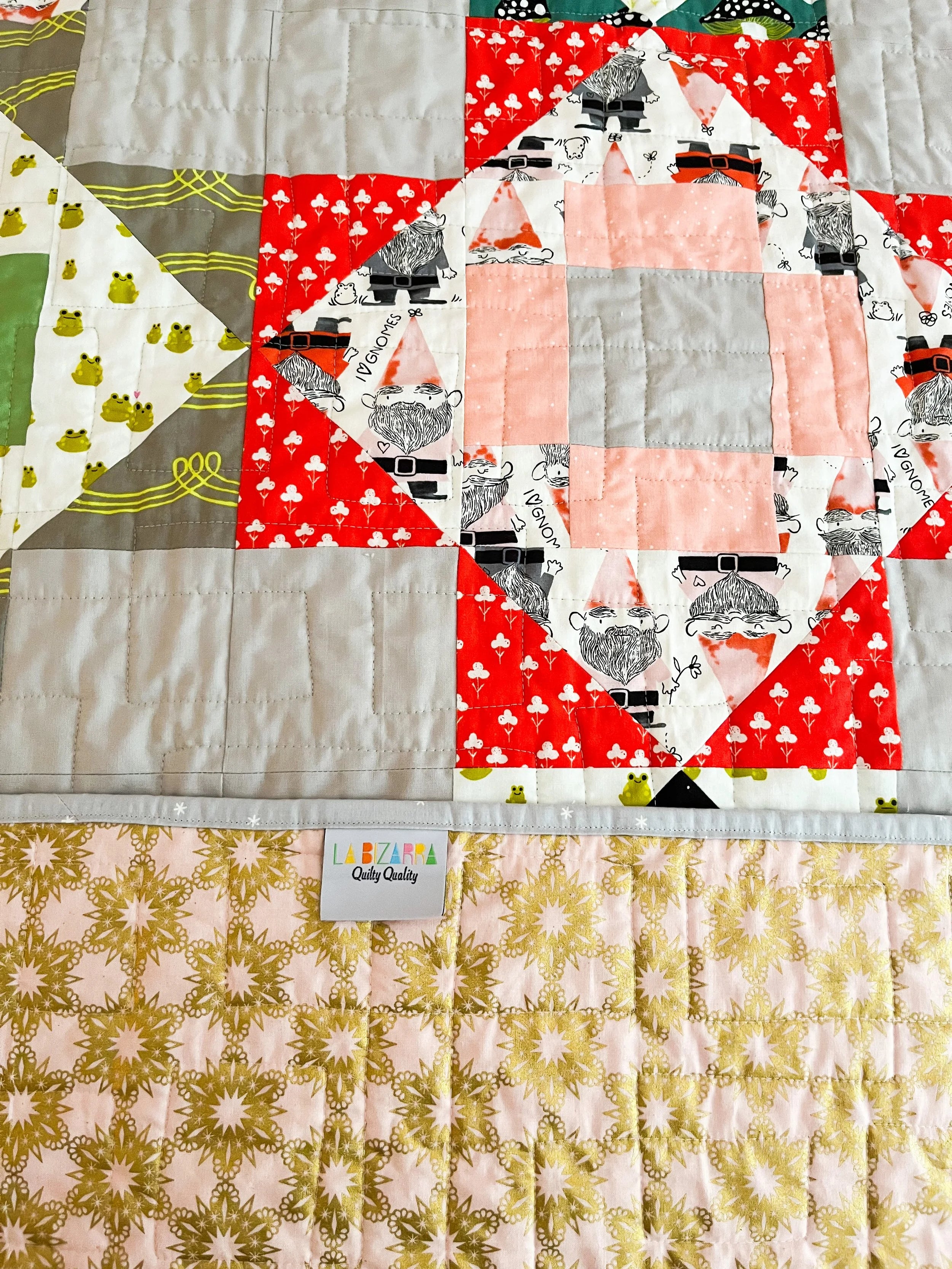 Gnome and Garden Meadowland Quilt