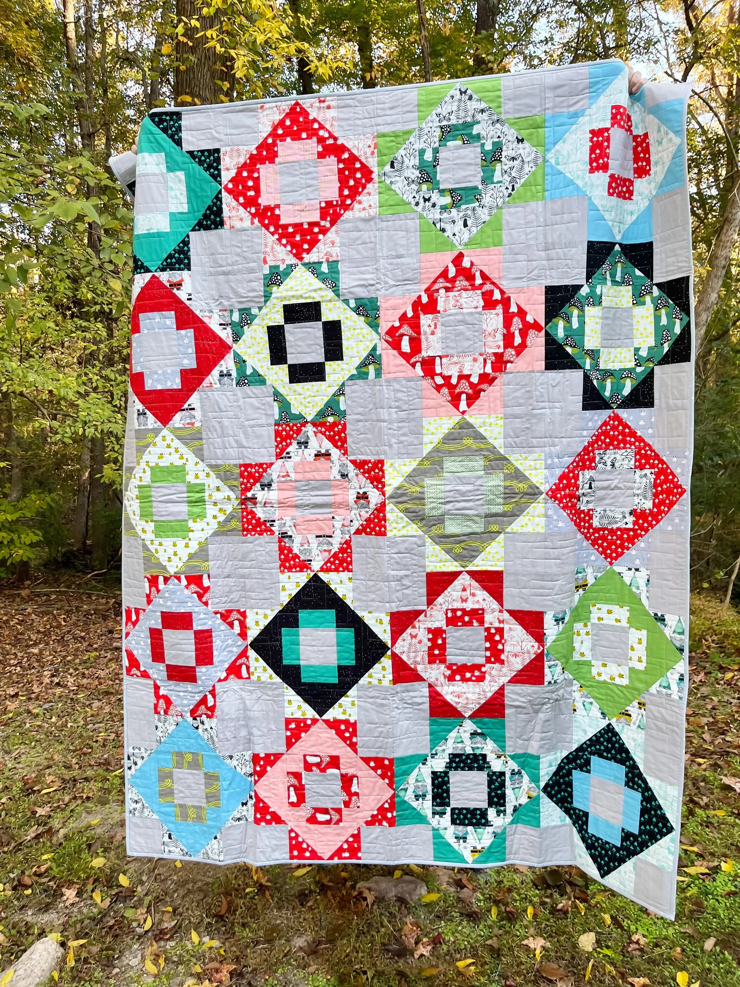 Gnome and Garden Meadowland Quilt