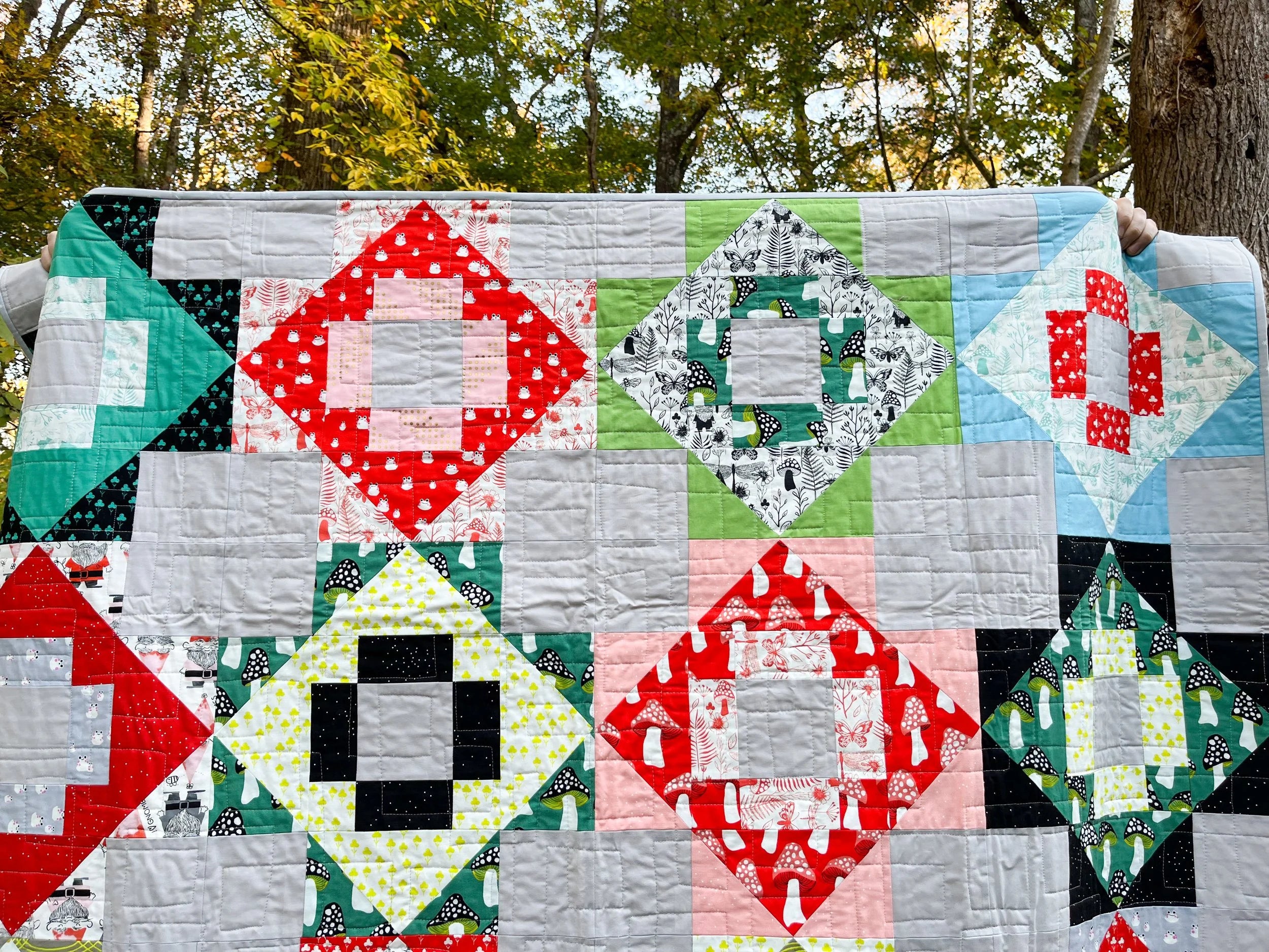 Gnome and Garden Meadowland Quilt