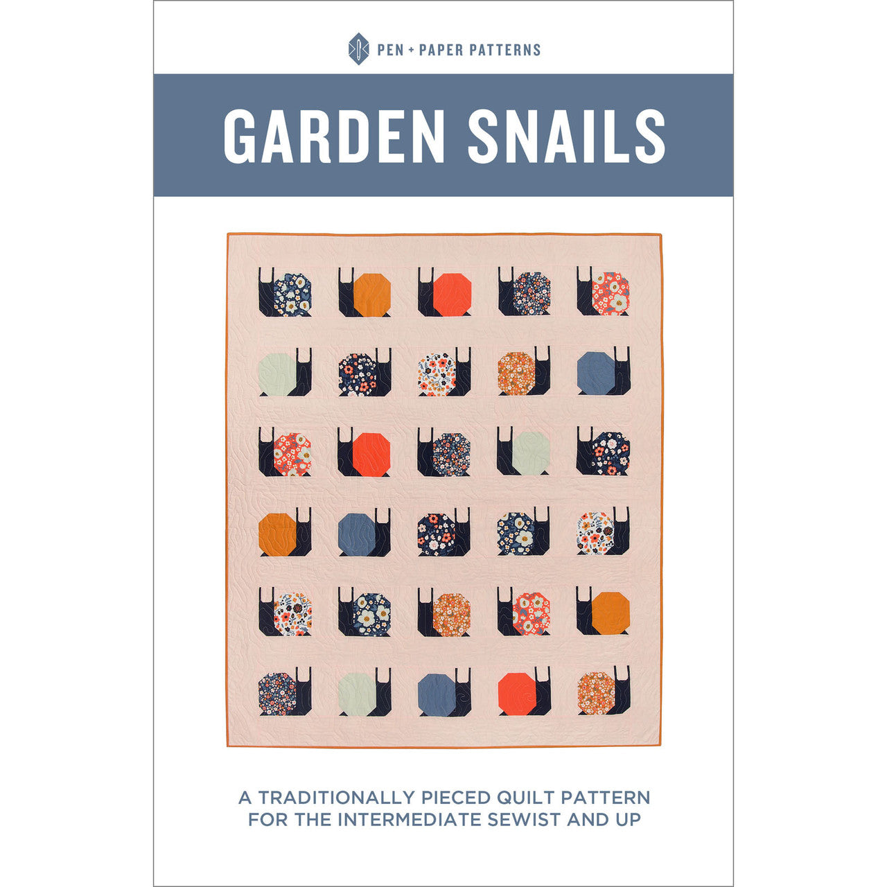 Garden Snails Quilt Pattern - Pen + Paper Patterns