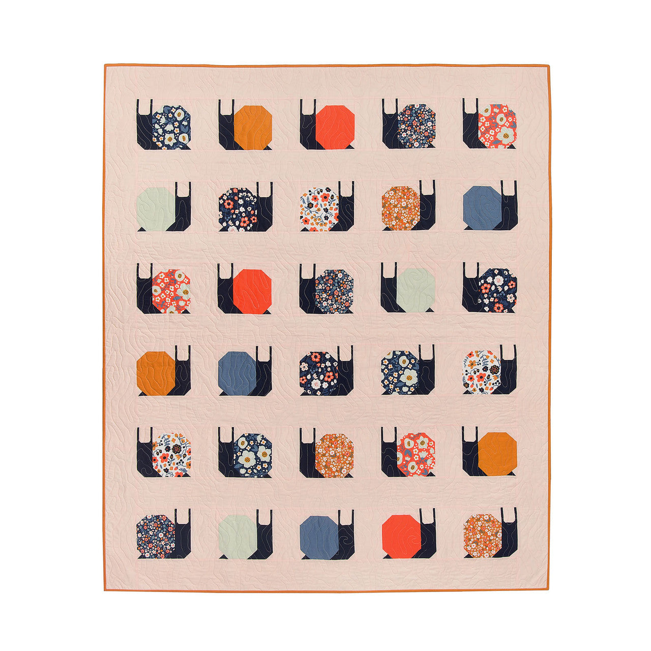 Garden Snails Quilt Pattern - Pen + Paper Patterns