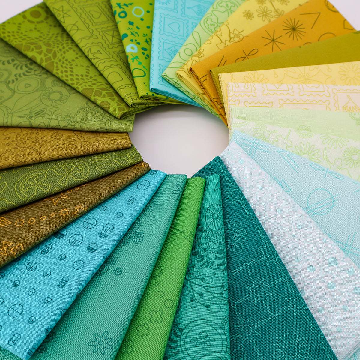 Irish Stars Quilt Kit - Grove