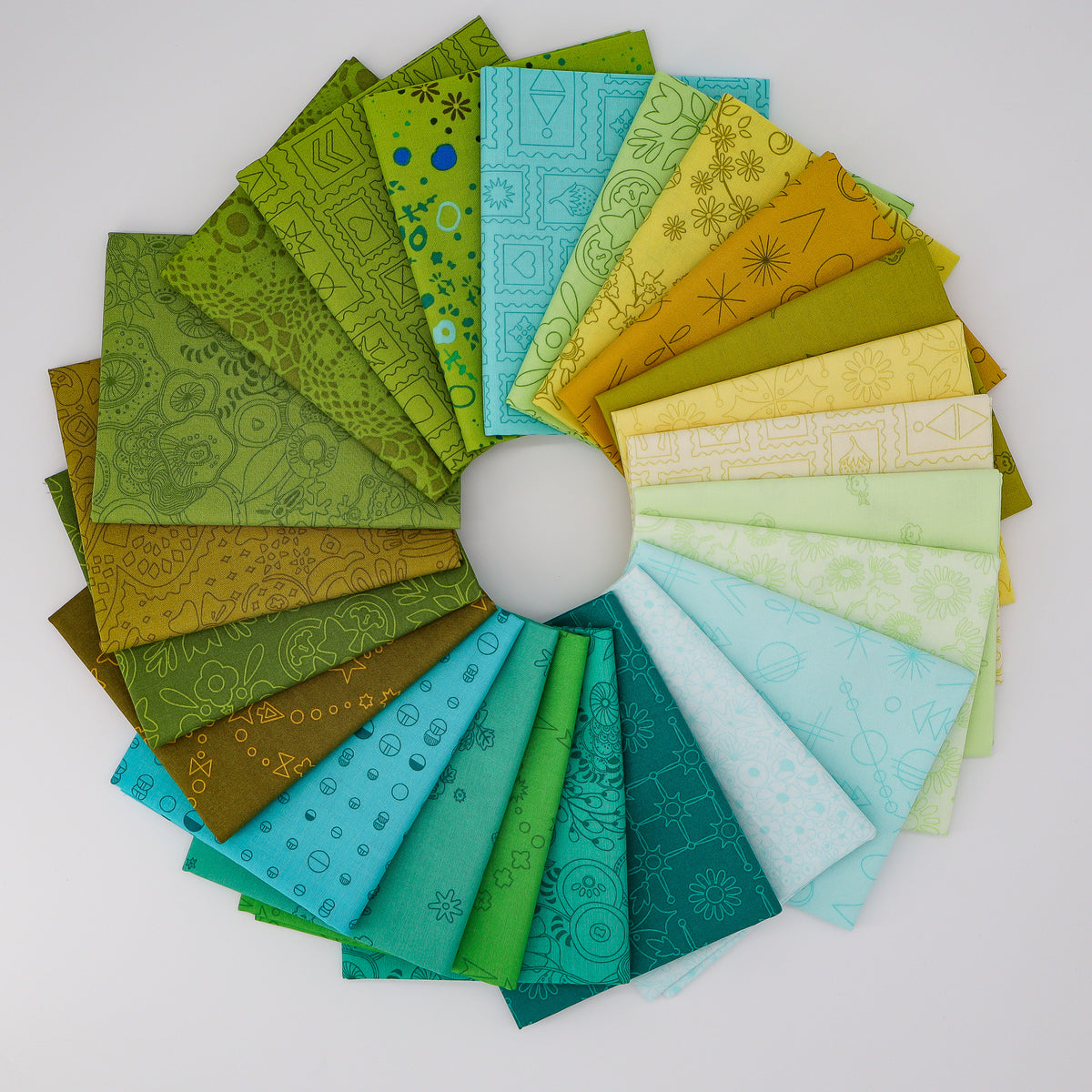 Irish Stars Quilt Kit - Grove