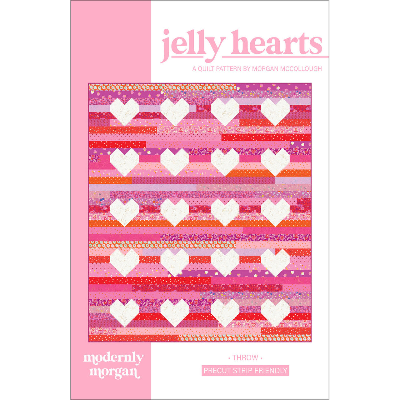 Jelly Hearts Quilt Pattern - Modernly Morgan