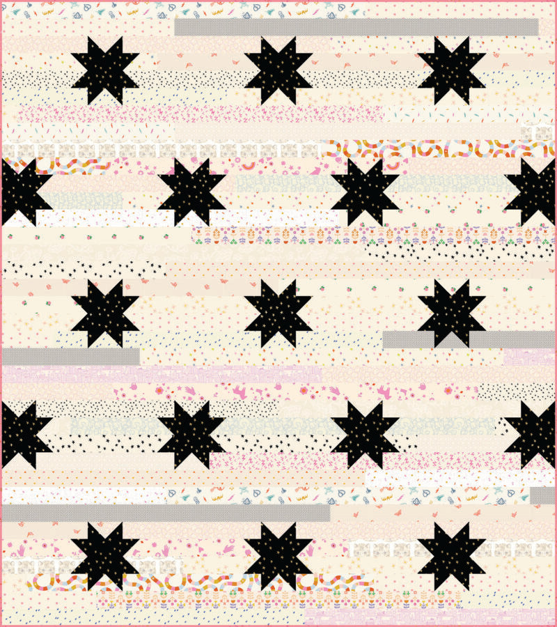 Jelly Stars Quilt Pattern - Modernly Morgan