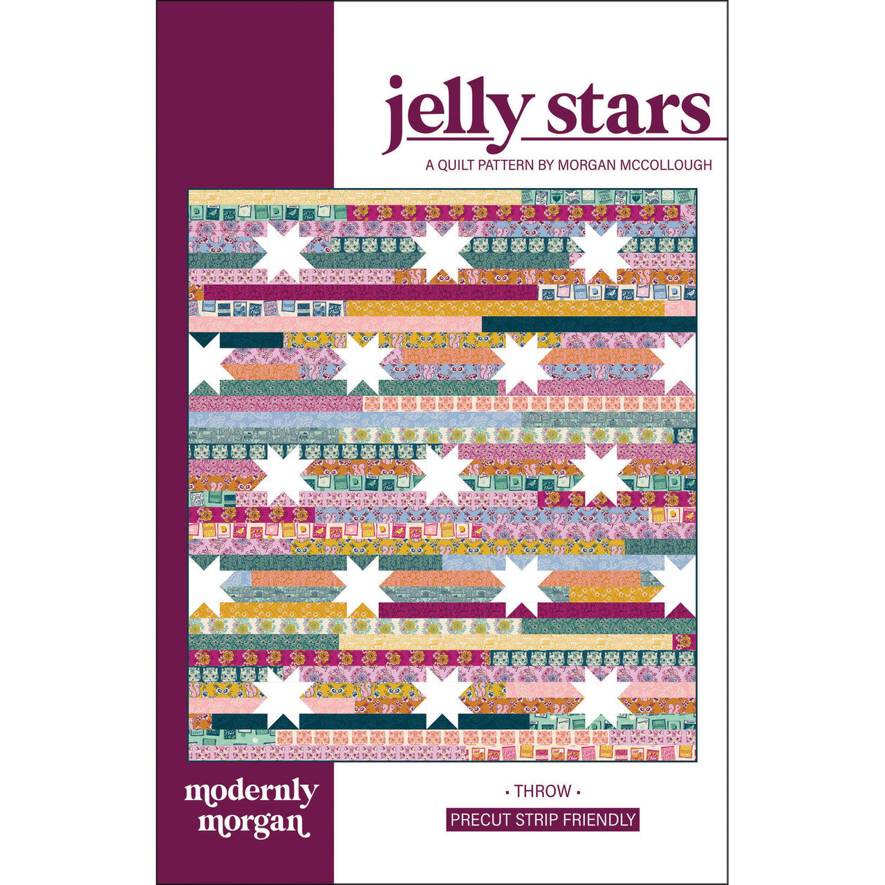 Jelly Stars Quilt Pattern - Modernly Morgan