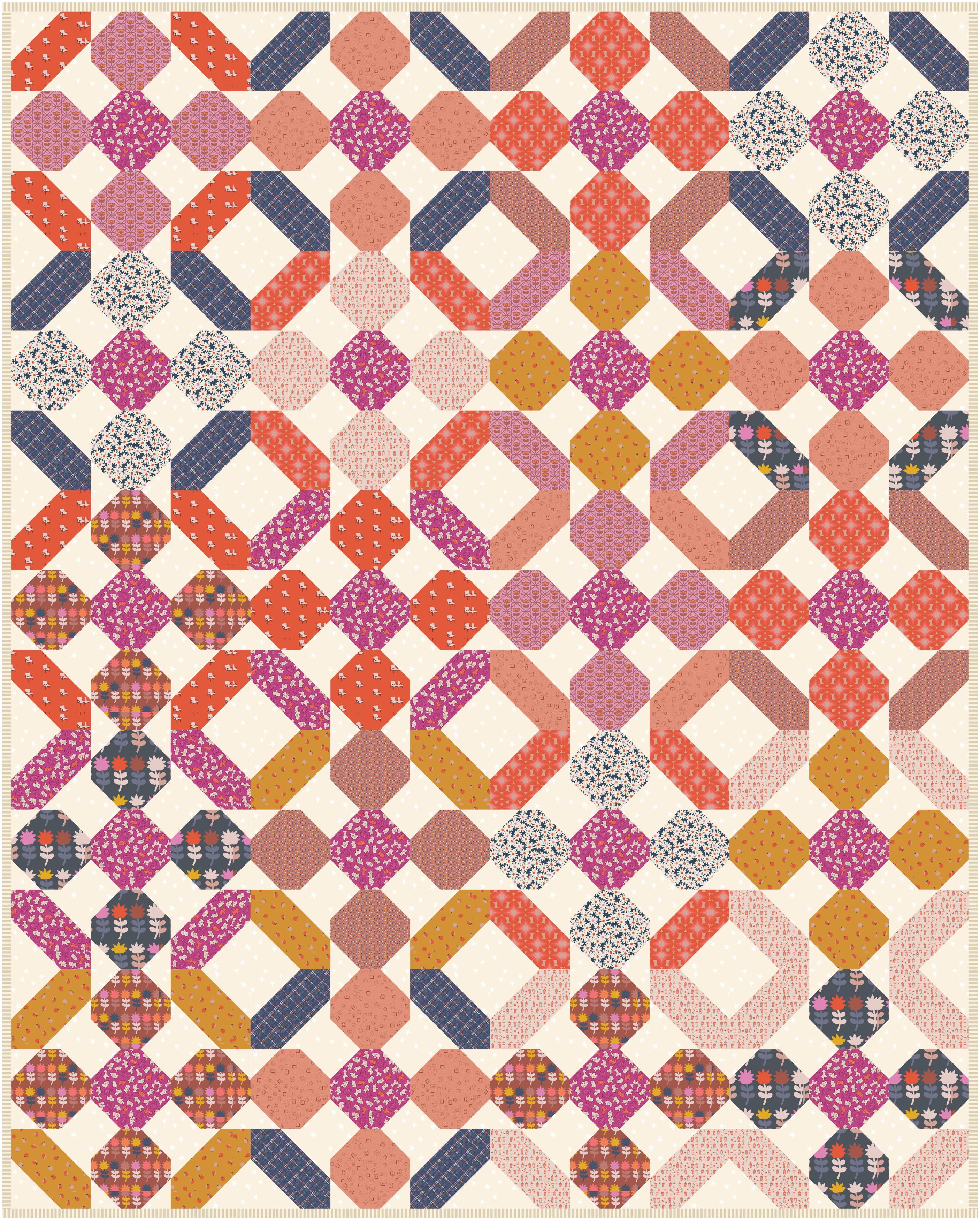 Knuffel Quilt Kit - Morning Cinnamon Toast