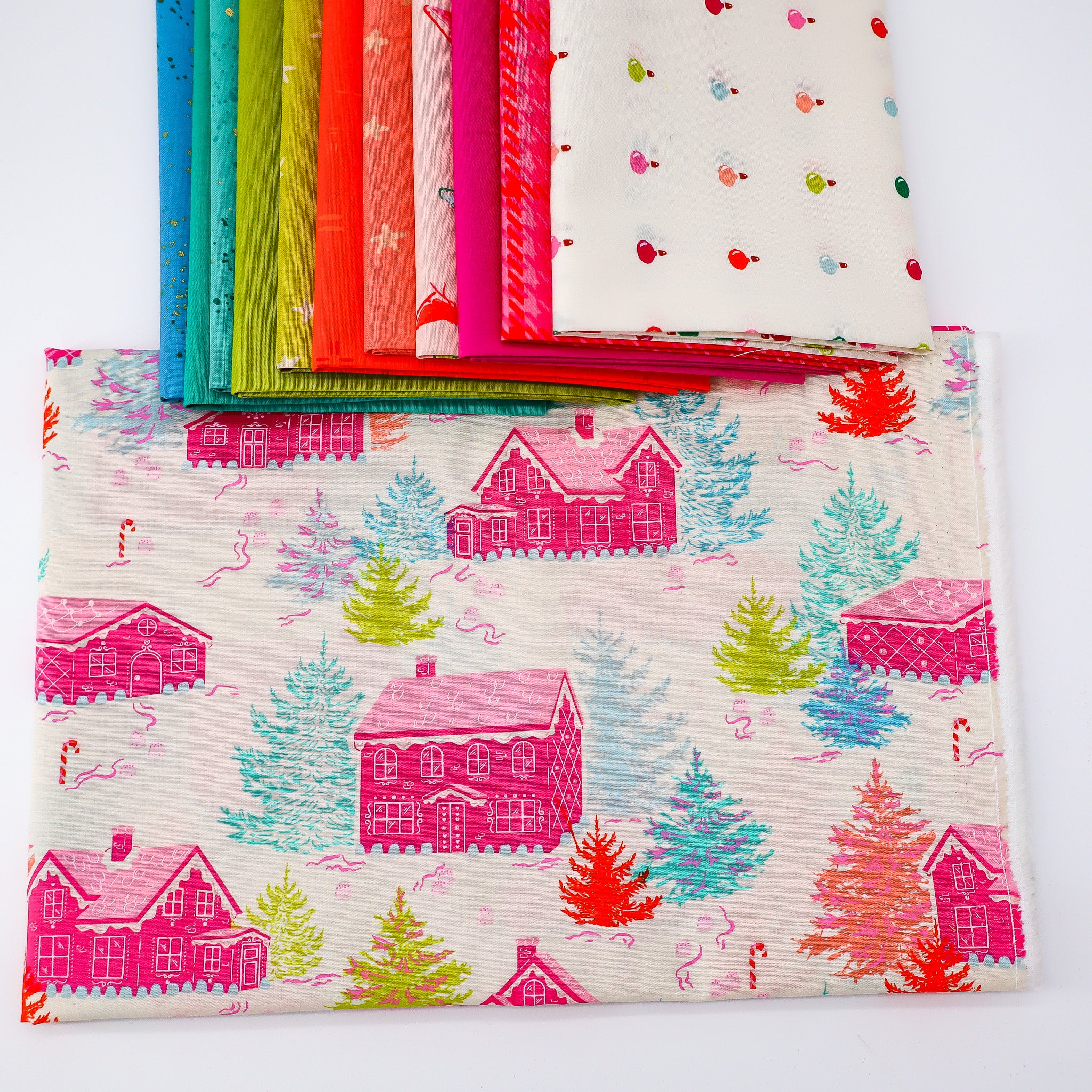 Knuffel Quilt Kit - Christmas in Color