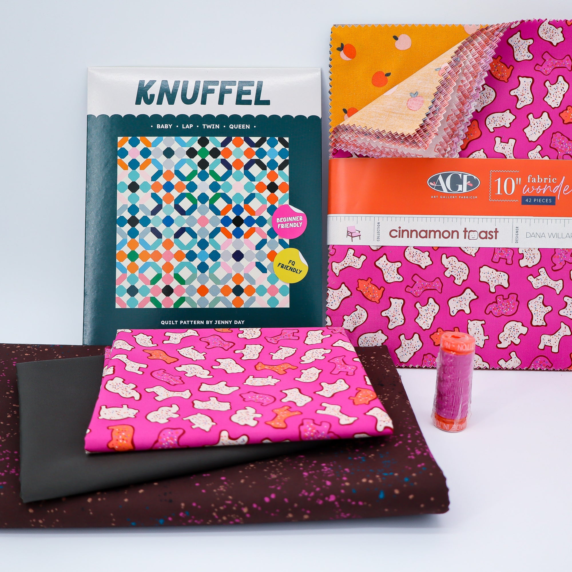 Knuffel Quilt Kit - Teatime Cinnamon Toast