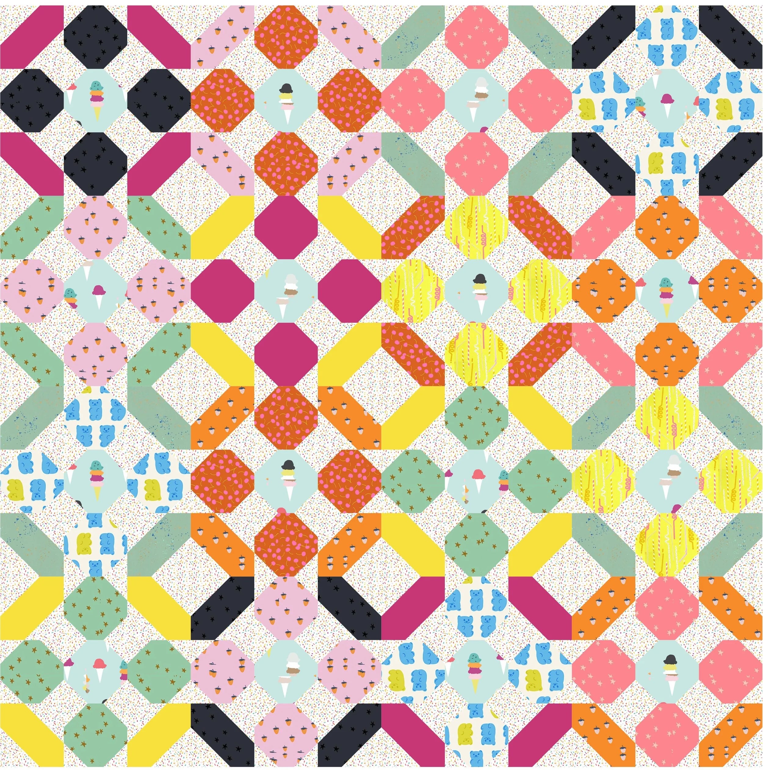 Knuffel Quilt Kit - Sundae