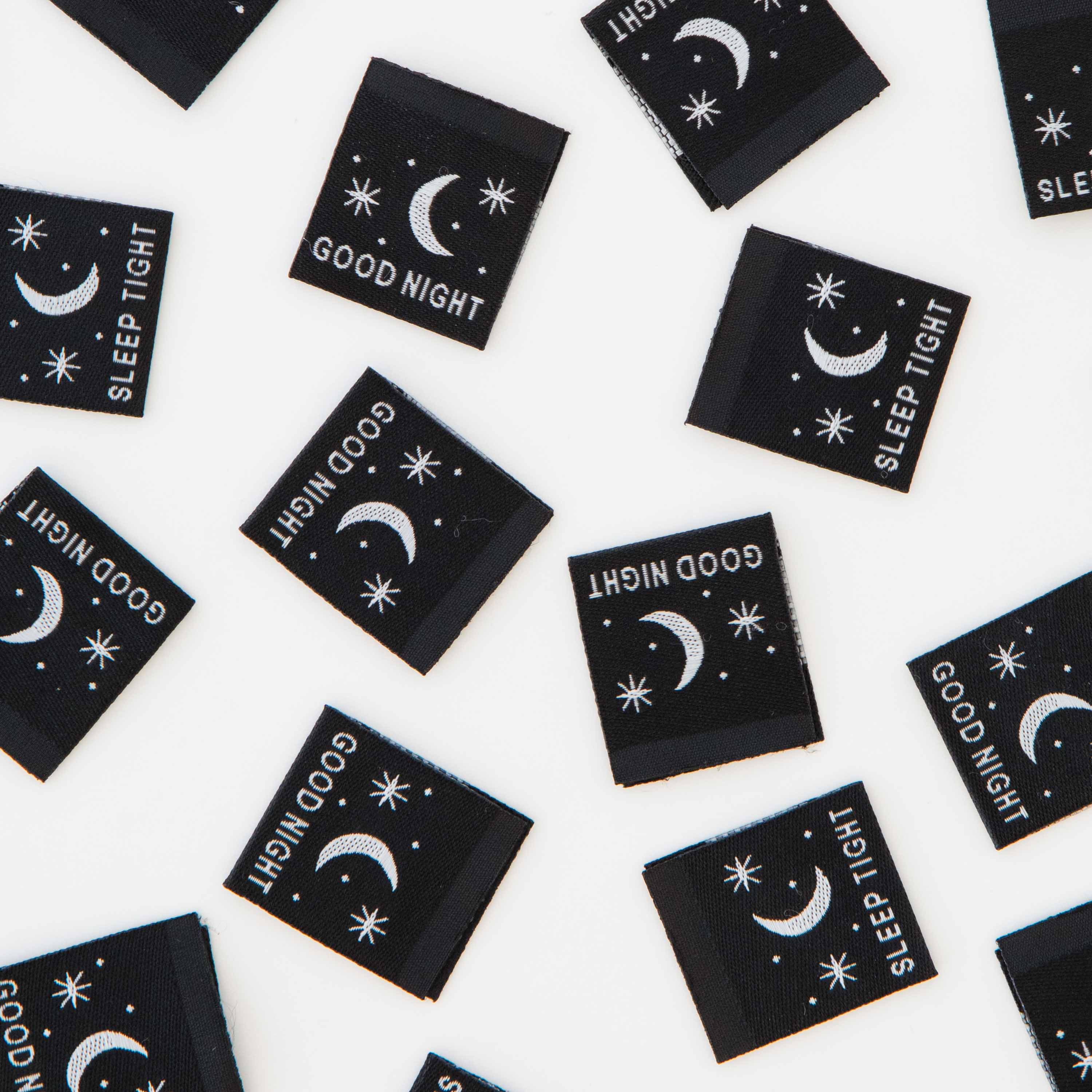 Sew In Woven Labels - Good Night Sleep Tight - Sarah Hearts