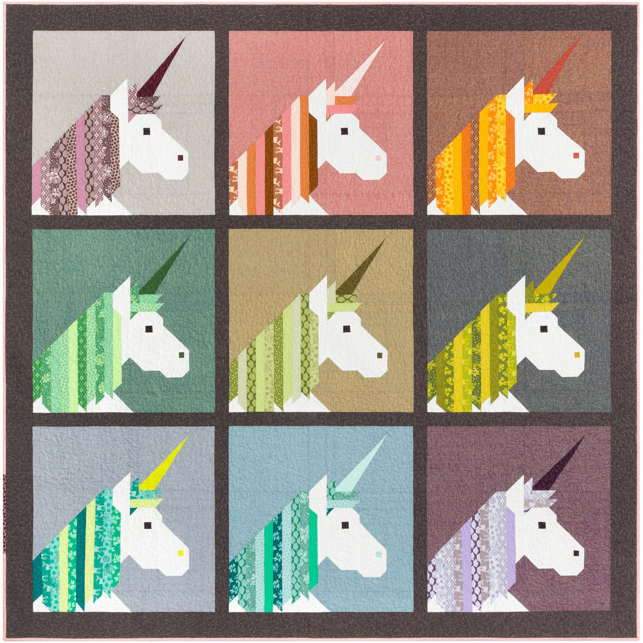 Lisa the Unicorn Quilt Pattern - Elizabeth Hartman