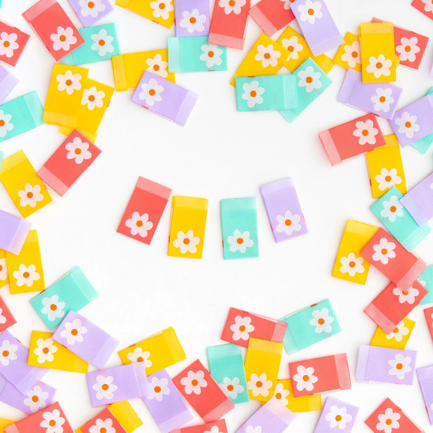 Sew In Labels - Daisy Multipack - Sarah Hearts