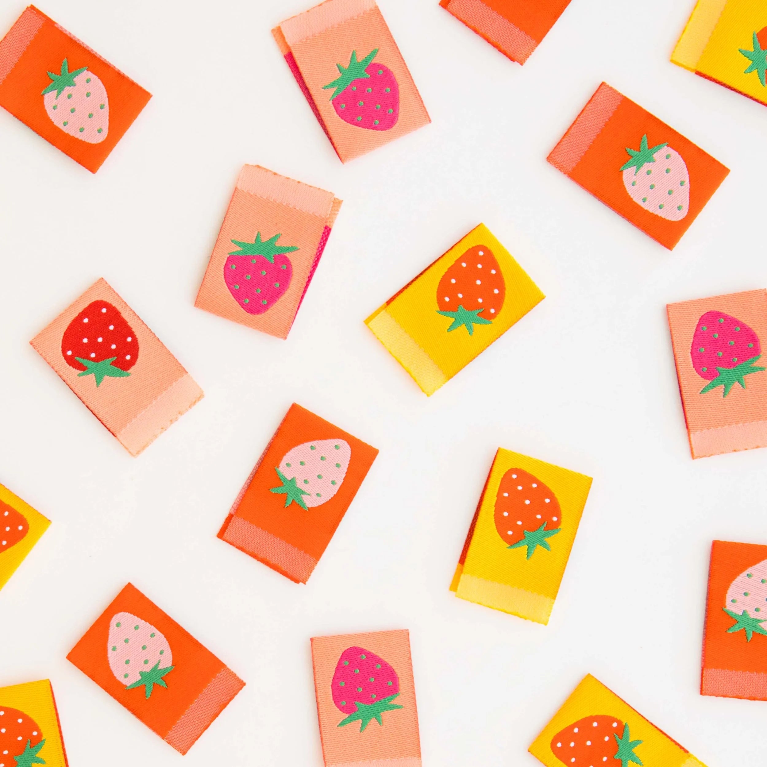 Strawberry Multipack - Sew In Labels - Sarah Hearts