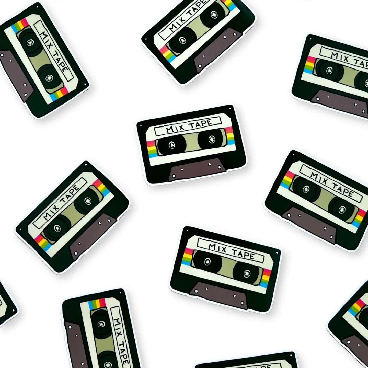 Mixtape Vinyl Sticker