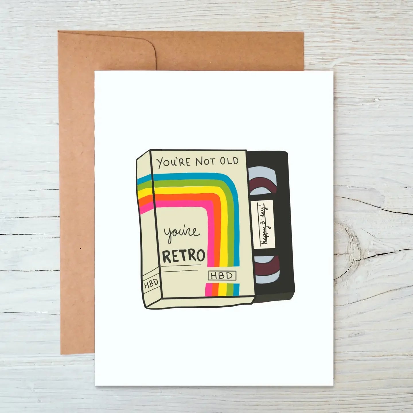 VHS Retro Birthday Card