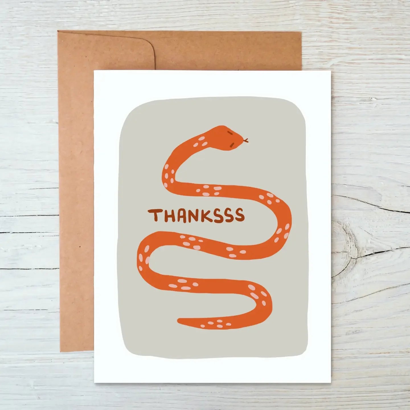 Snake Thanksssss Card